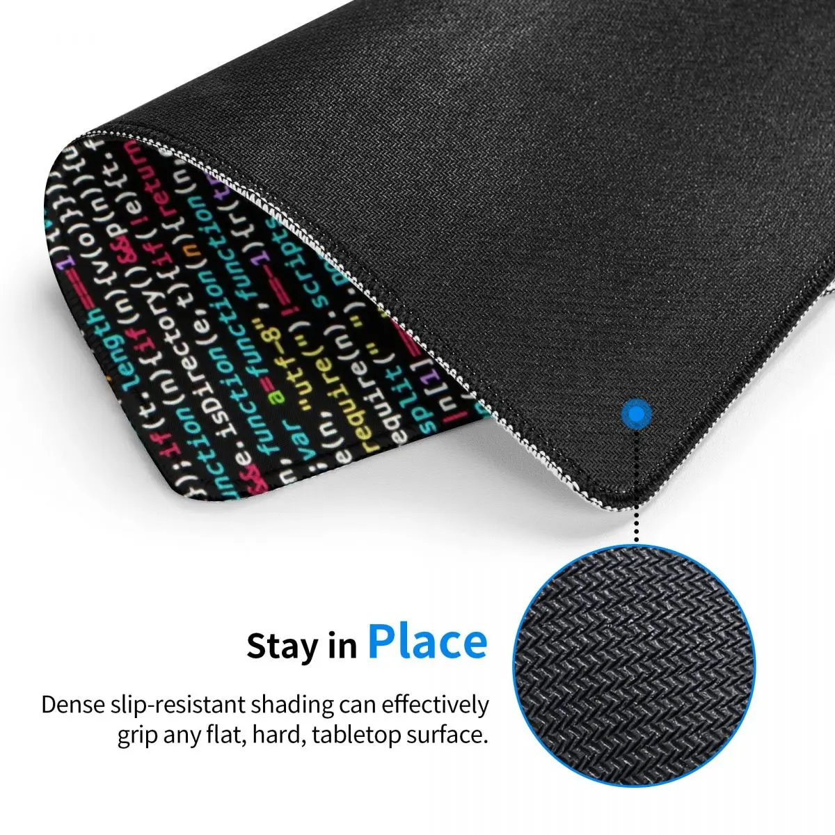 Programmer Coding Programming Custom Gamer Mouse Pad Non Slip Rubber Base Mousepad Office Desk Science Hacker Computer Code Mat