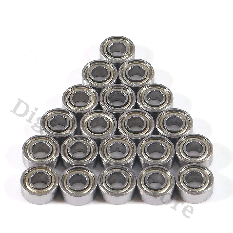 20Pcs 683ZZ Ball Bearing 3mm x 7mm x 3mm Dual Sided Deep Groove High Carbon Steel Z1 Bearings