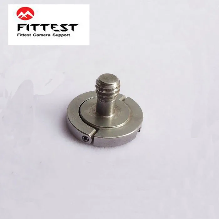 

FITTEST D-Ring Hinged T Screw UNC1/4 Tripod Quick Release Plate Stainless Steel for DSLR Cameras