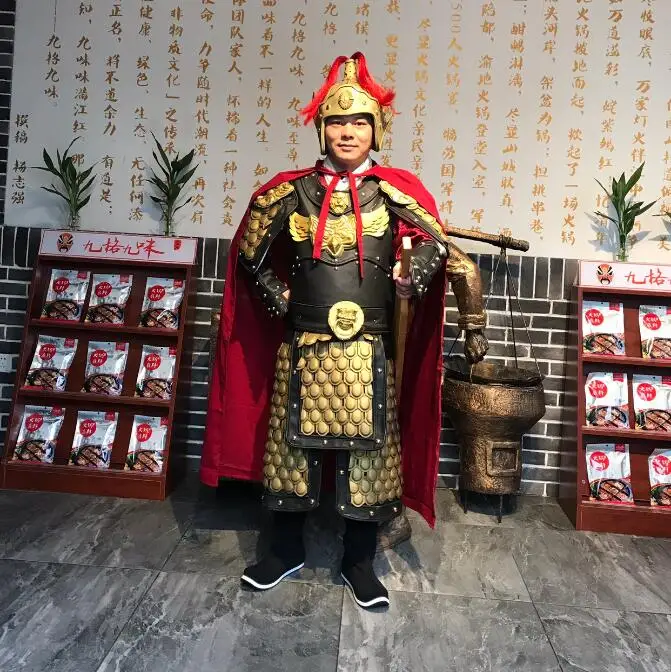 

Good quality ancient dynasty costumes china historical general armor suit for men soldier armor costumes halloween cosplay