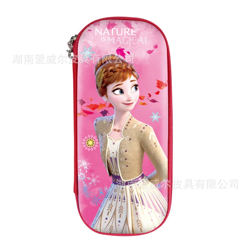 Imagem -06 - Disney Sofia Frozen Eva Escola Bolsa Papelaria Caixa de Grande Capacidade Cartoon Lápis Case Promoção Bonito Material Escolar Presente