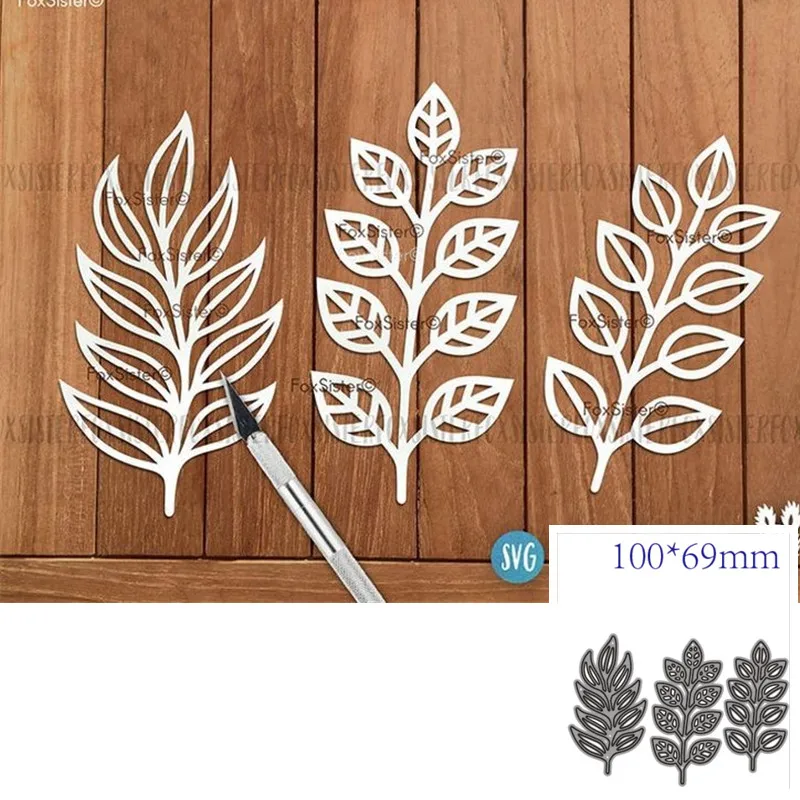 Metal Cutting Dies Cut Mold leaf Decoration Scrapbook Paper Craft Knife Mould Blade Punch Stencils