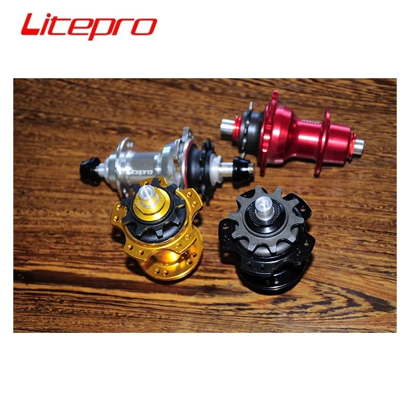 Litepro Fun BMX 20 Hole Folding Bike Hubs Front 74mm Rear 84mm 20H 9T Chain wheel Hub City Folding Bicycle Accessories