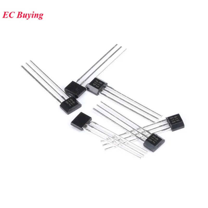 100 uds/5 uds 41F/ 0H41 / SH41 / SS41F/ S41 Sensor de elemento Hall Bipolar Motor de vehículo Sensor de pasillo de Motor de coche eléctrico