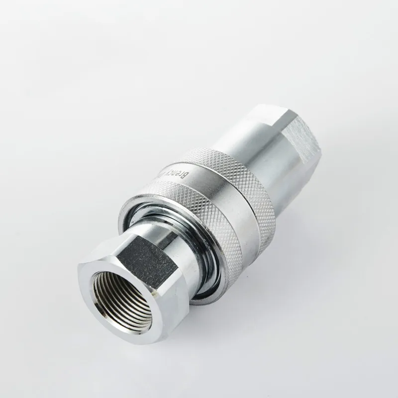 1 Set 1/8 1/4 3/8 1/2 3/4 1 M10X1 M14X1.5 carbon steel Quick Disconnect Hydraulic Couplings / Couplers Close Type Quick Coupling