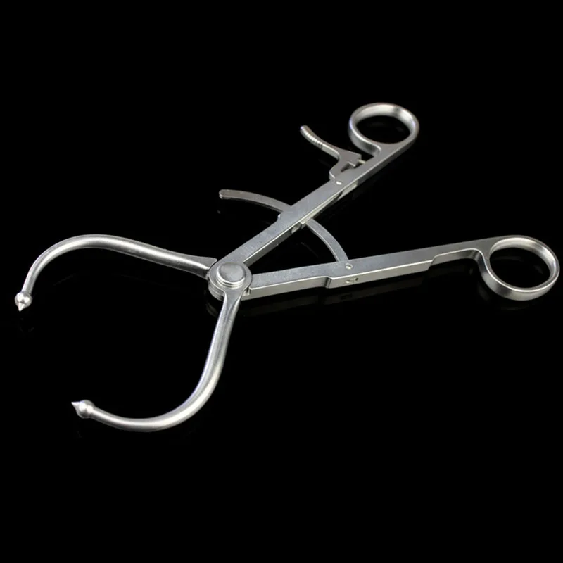 Orthopedic instrument medical non-polar straight curved tip point ball head reduction forceps pressing bone plate holding holder