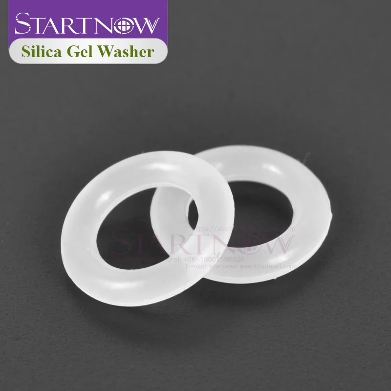 6Pcs/lot Silica Gel Washer Seals White Silicon Dia. 12mm Thickness 2.4mm Rubber O-rings Sealing Gasket For Xenon Krypton Lamp