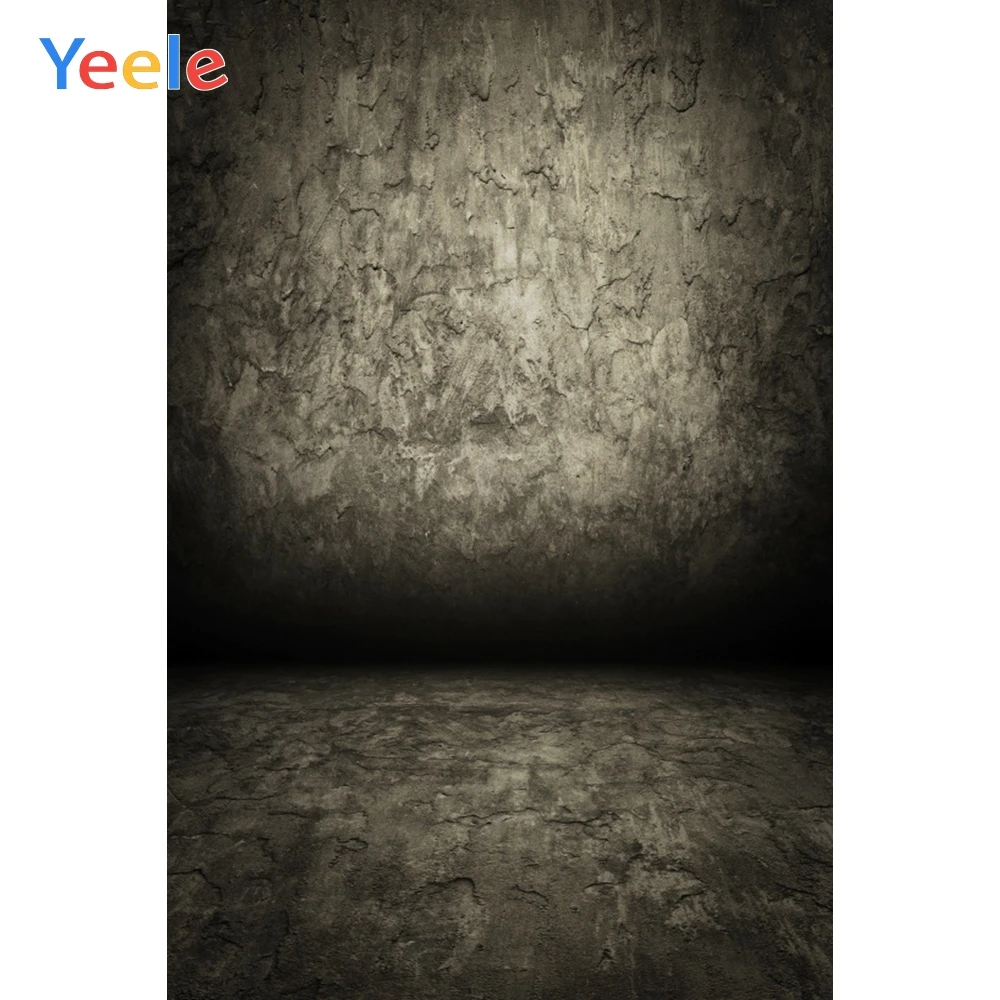 Фон для профессиональной фотосъемки с изображением цементной стены серого и темного цветов для детской портретной съемки