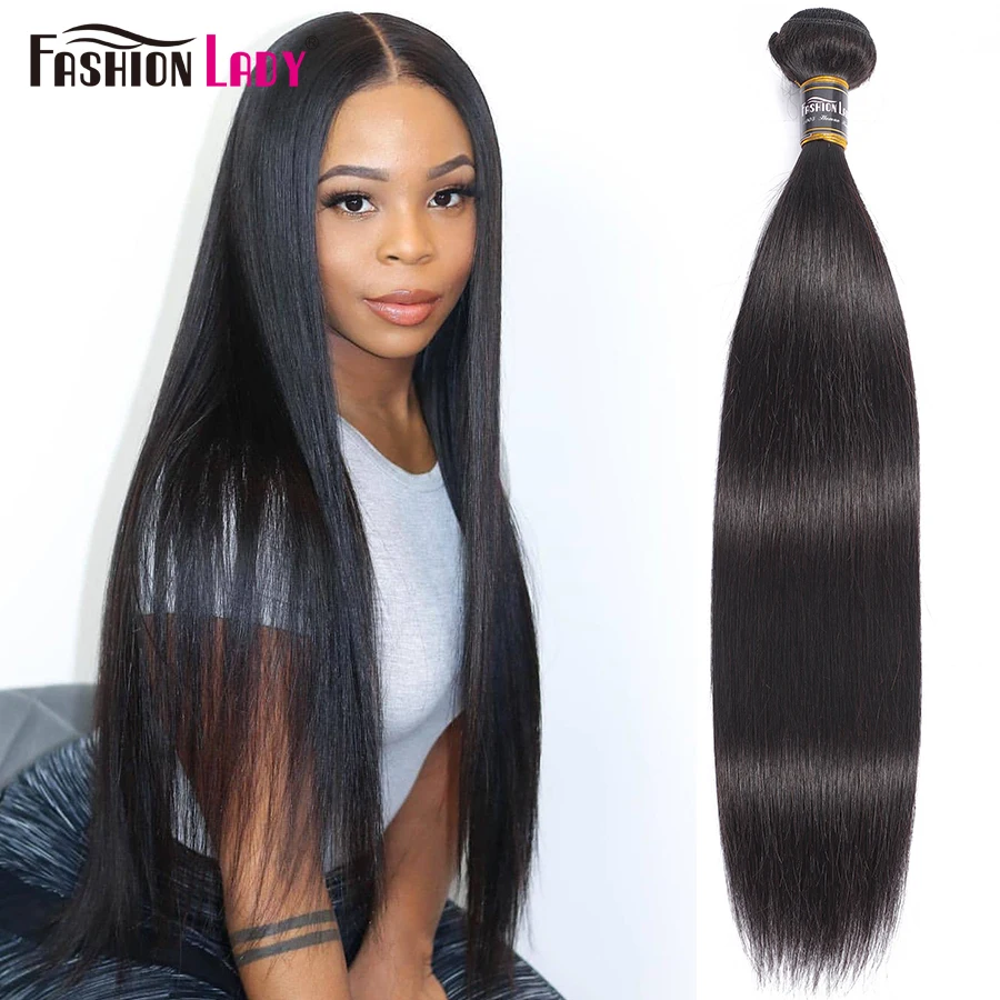 Fashion Lady Pre-colored Peruvian Straight Bundles Hair Extensions Human Hair Bundles 1 Piece Per Pack Non-Remy