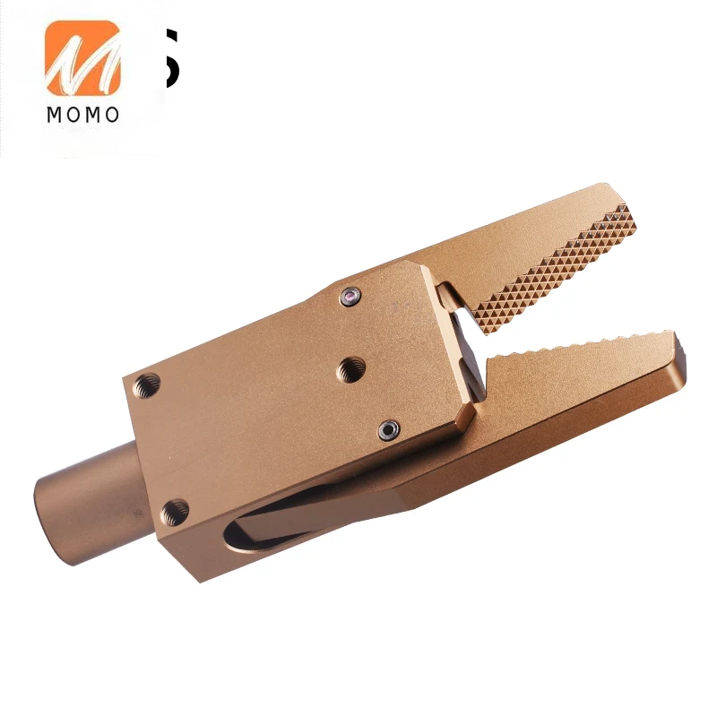 

Wholesale Industrial Robot Parts Golden Yellow Mini Fixture And Pneumatic Manipulators Nozzle Clamp