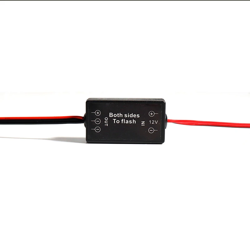 Gtinthebox 1PC 12V Both side To flash Alternating Flashing Strobe Flash Module Box For Car Fog lights, LED DRL, LED Strips, etc