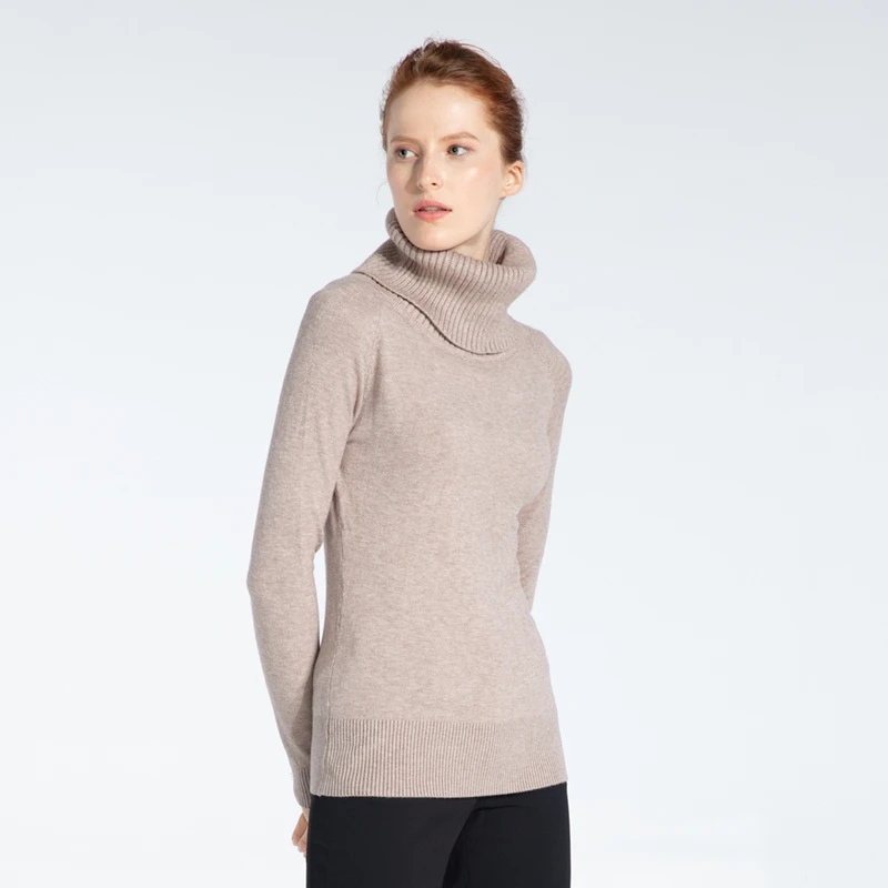 Marwin Autumn Winter Thick Turn-down Collar High Elasticity Casual Pullovers Female Thick Turtleneck Knitted Women Sweater