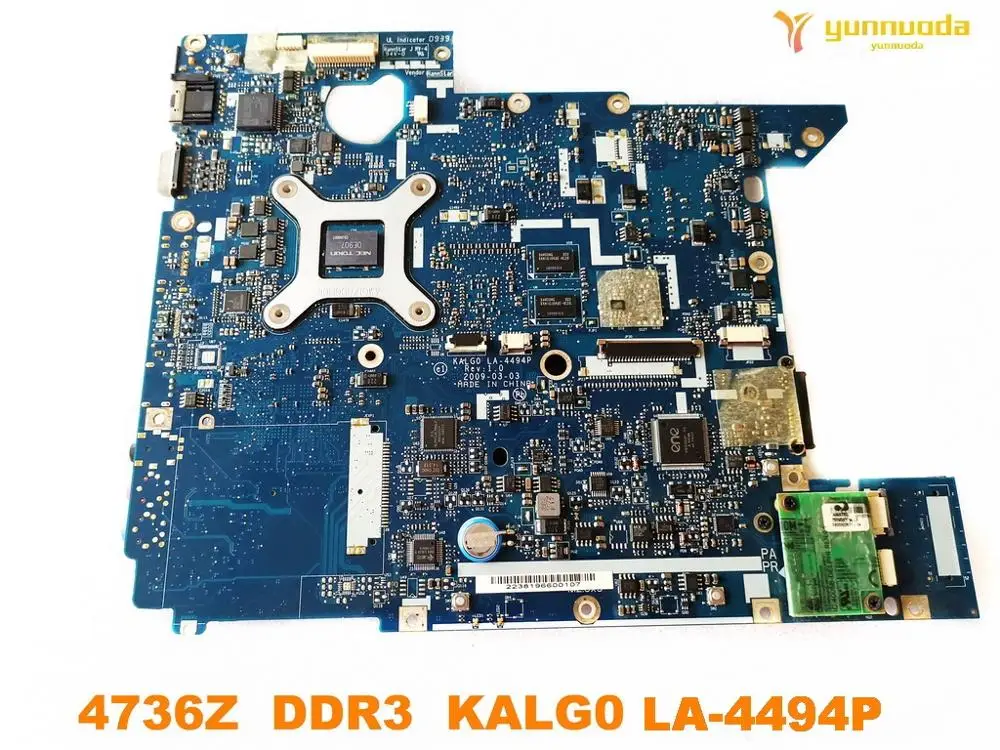 LA-4494P For ACER 4736  4736G laptop motherboard DDR3  KALG0  tested good