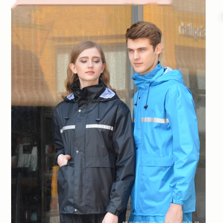 Yellow Raincoats Rain Pants Men and Women Rain Jacket Yellow Bike Thickened Adult Our Door  Yellow Raincoat  Rain Jacket Girls