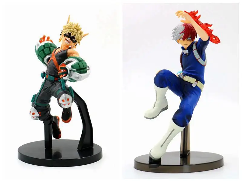 14cm My Hero Academia Ground Zero Bakugou Katsuki Midoriya Izuku Todoroki Shoto action figure toys Christmas gift doll