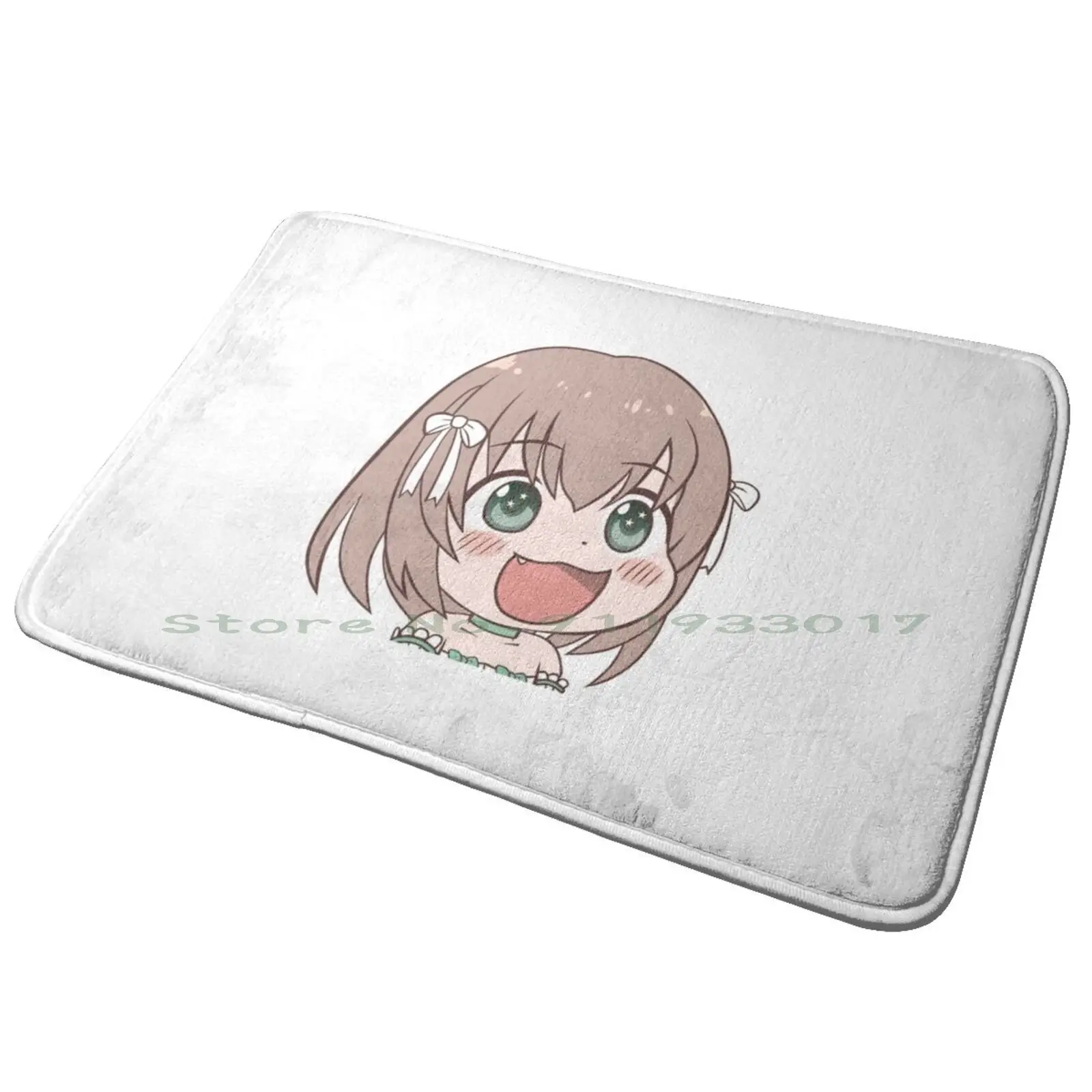 Maya Yamato Ohayou Entrance Door Mat Bath Mat Rug Vintage Soap Ads Cleansing Lubricating Anti-Slip Bedroom Kitchen Foot Mat