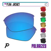 Lentes de repuesto polarizadas EZReplace para gafas de sol Oakley Flak Jacket, múltiples opciones