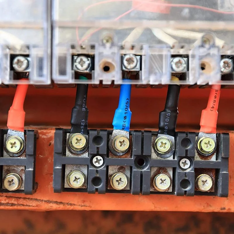 580 pçs/caixa calor psiquiatra sortimento eletrônico 2:1 envoltório cabo de fio isolado poliolefin calor tubo do psiquiatra relação isolamento da tubulação