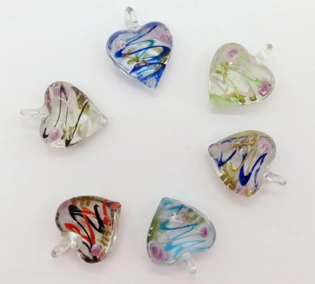 New Handmade Murano Lampwork Glass Pendant Fit Necklace Jewelry