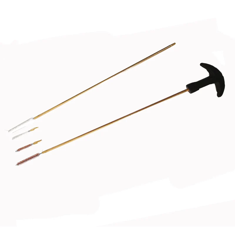 GAMO-Kit de limpieza de Rifle de aire táctico, 4,5mm, 5,5mm, cepillo de alambre de limpieza de barril, fregonas de lana para caza, 177, 22 Rifles y