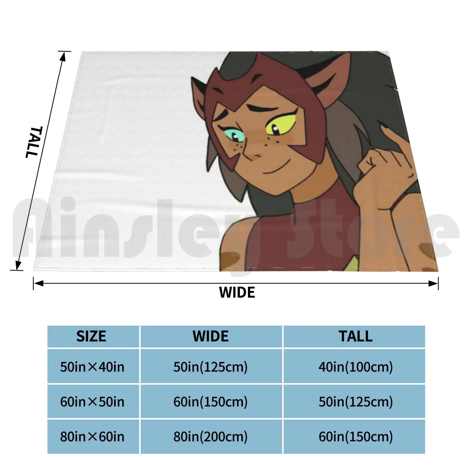 Catra Blanket Super Soft Warm Light Thin She Ra Netflix Catra Glimmer Adora She Ra Princess Of Power Entrapta Perfuma