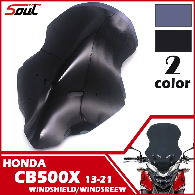 

Motorcycle Windscreen Windshield Visor Fits For HONDA CB500X 13-22 2014 2015 2016 2017 2018 2019 2020 2021 2022 2023 2024 cb500x