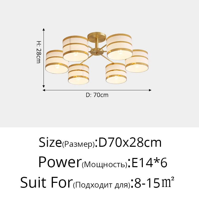 Nueva lámpara colgante Led de araña posmoderna para dormitorio, restaurante, estudio, Hotel, comedor, bombilla E14, pantalla de iluminación interior