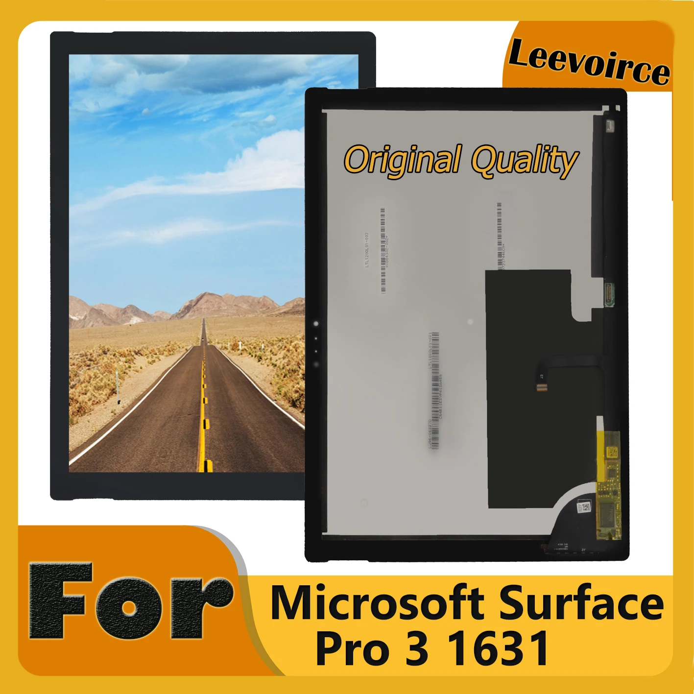 Tested For Microsoft Surface Pro 3 LCD Display Touch Screen Digitizer For Surface Pro 3 (1631) TOM12H20 V1.1 LTL120QL01 003