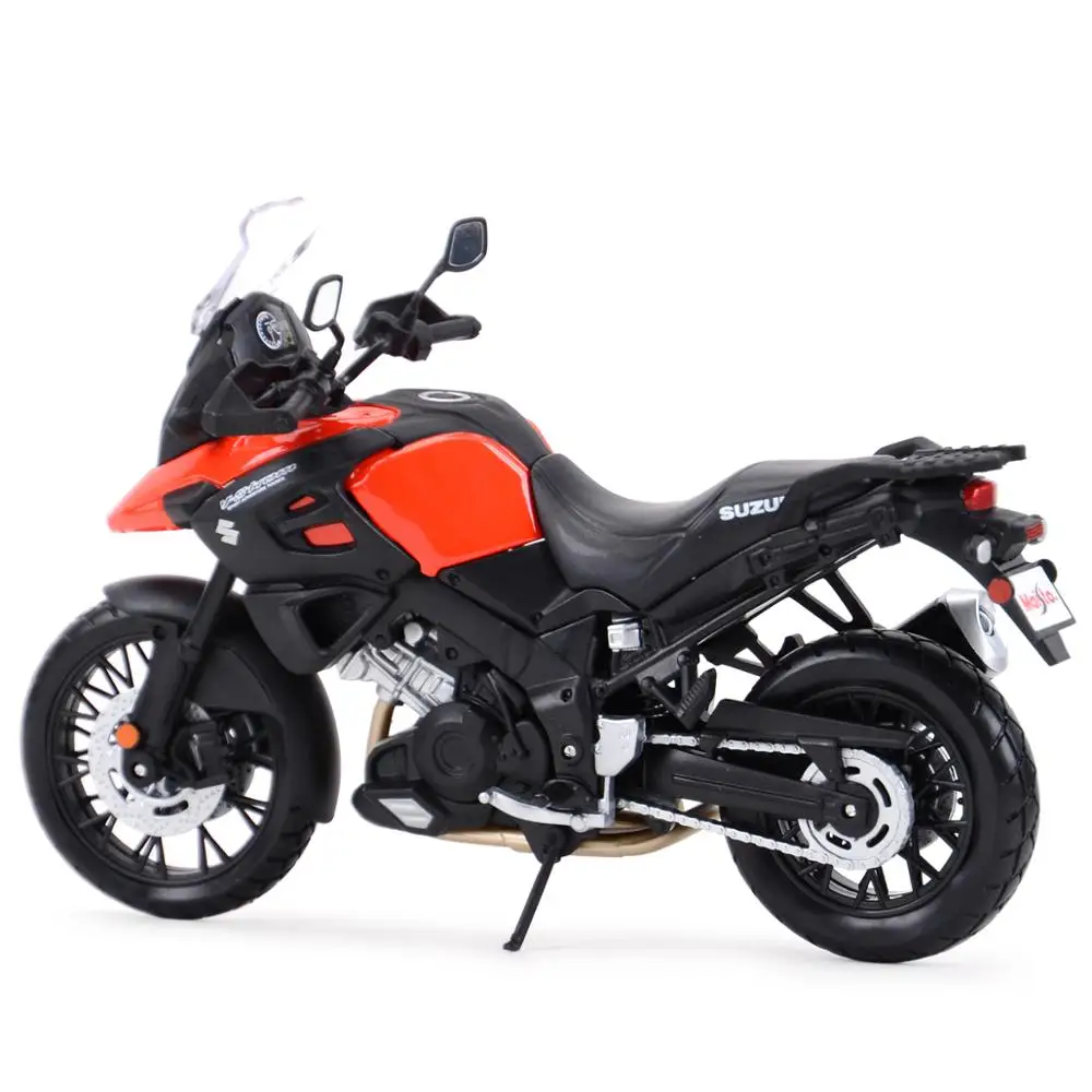 Maisto Tỉ Lệ 1:12 Suzuki V-Strom Tĩnh Đúc Xe Tập Thể Sở Thích Xe Máy Đồ Chơi Mô Hình