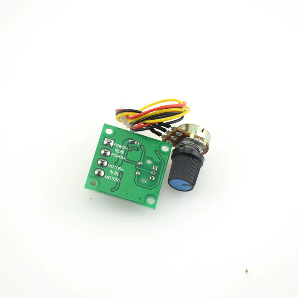 PWM Motor Speed Controller Otomatis DC Motor Regulator Kontrol Modul Tegangan Rendah DC 1.8V-15V 2A