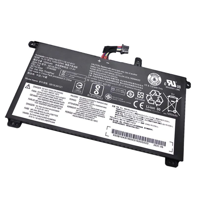 LMDTK nowa bateria do laptopa 01 av493 dla Lenovo ThinkPad T570 T580 P51S P52S SB10L84121 00 ur890 00 ur891 00 ur892