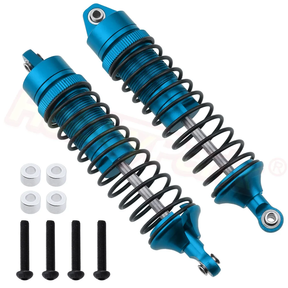 Aluminum Shock Absorber Full Metal Big Bore Shocks Replacement of 5862 for Traxxas 1/10 Slash 4x4 RC Truck