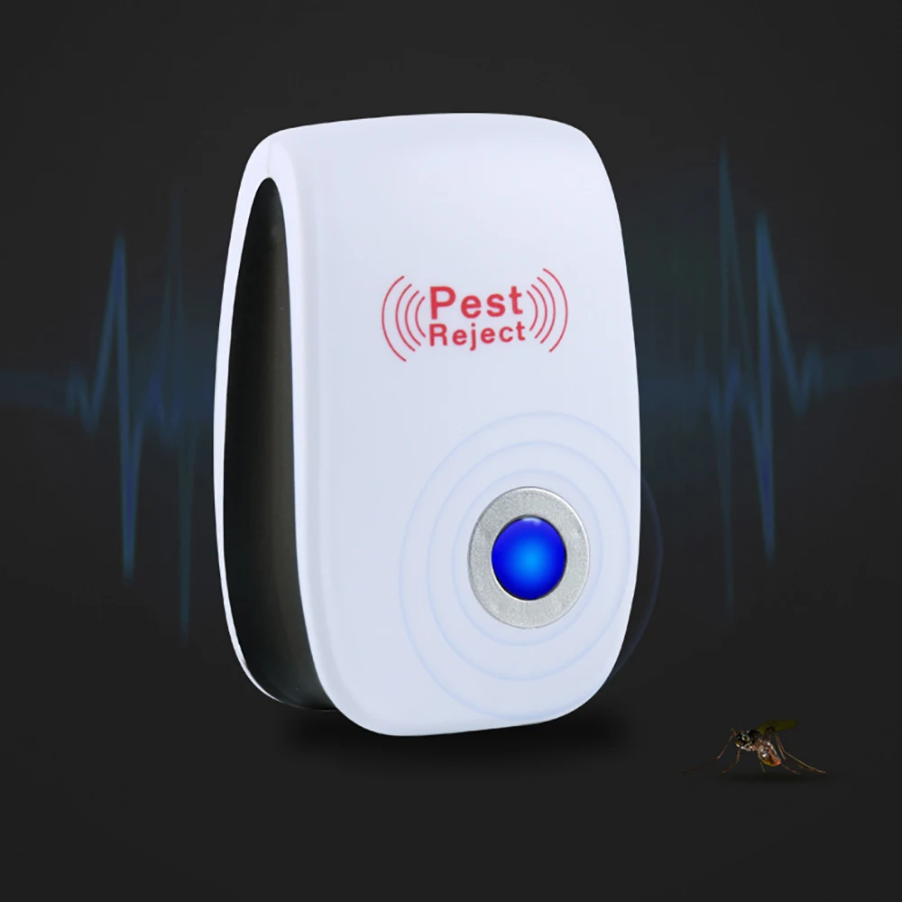 Repelente de mosquitos ultrasónico electrónico multifunción para interiores, repelente de plagas para cucarachas, mosquitos, insectos, Control de