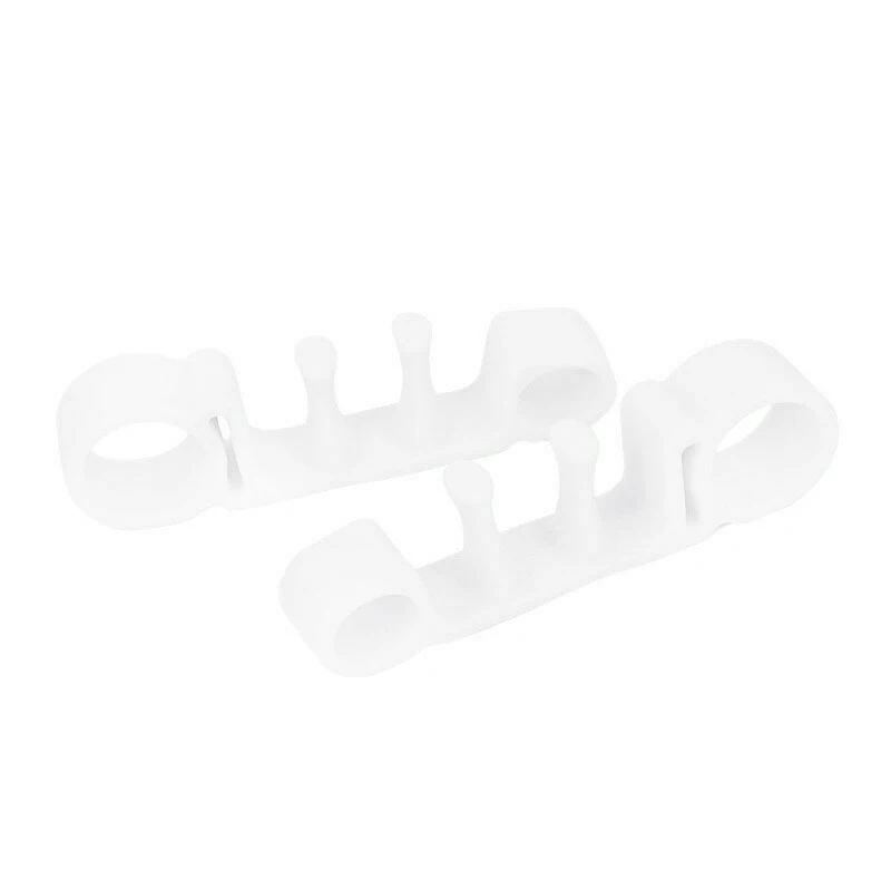 Séparateurs d'orteils élastiques, 1 paire, 2 couleurs, correcteur d'oignon, redresseurs, entretoises d'orteils, soulagement de la douleur, Hallux Valgus, pied