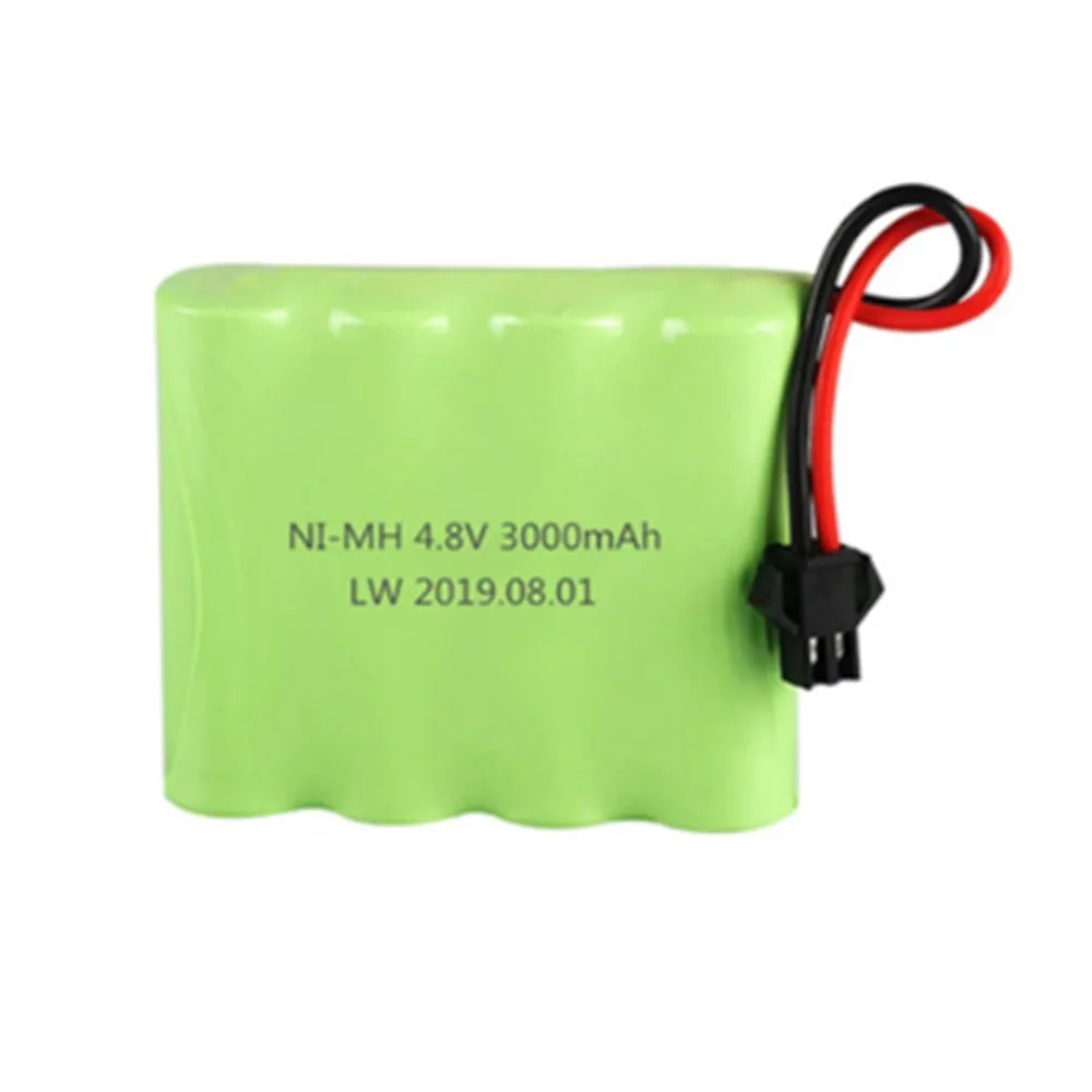 4.8V NI-MH NI-CD Battery 700mAh/1400mAh/1800mAh/2400mAh/3000mAh 3500mAh for RC Toys Cars Trucks Tank Guns Parts