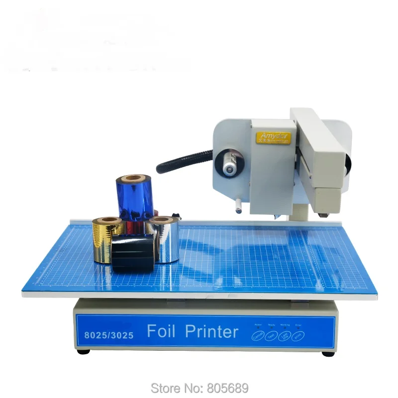 A4 diary, book cover, automatic foil stamping printer hot sale LIW3025 digital gold foil printing machine