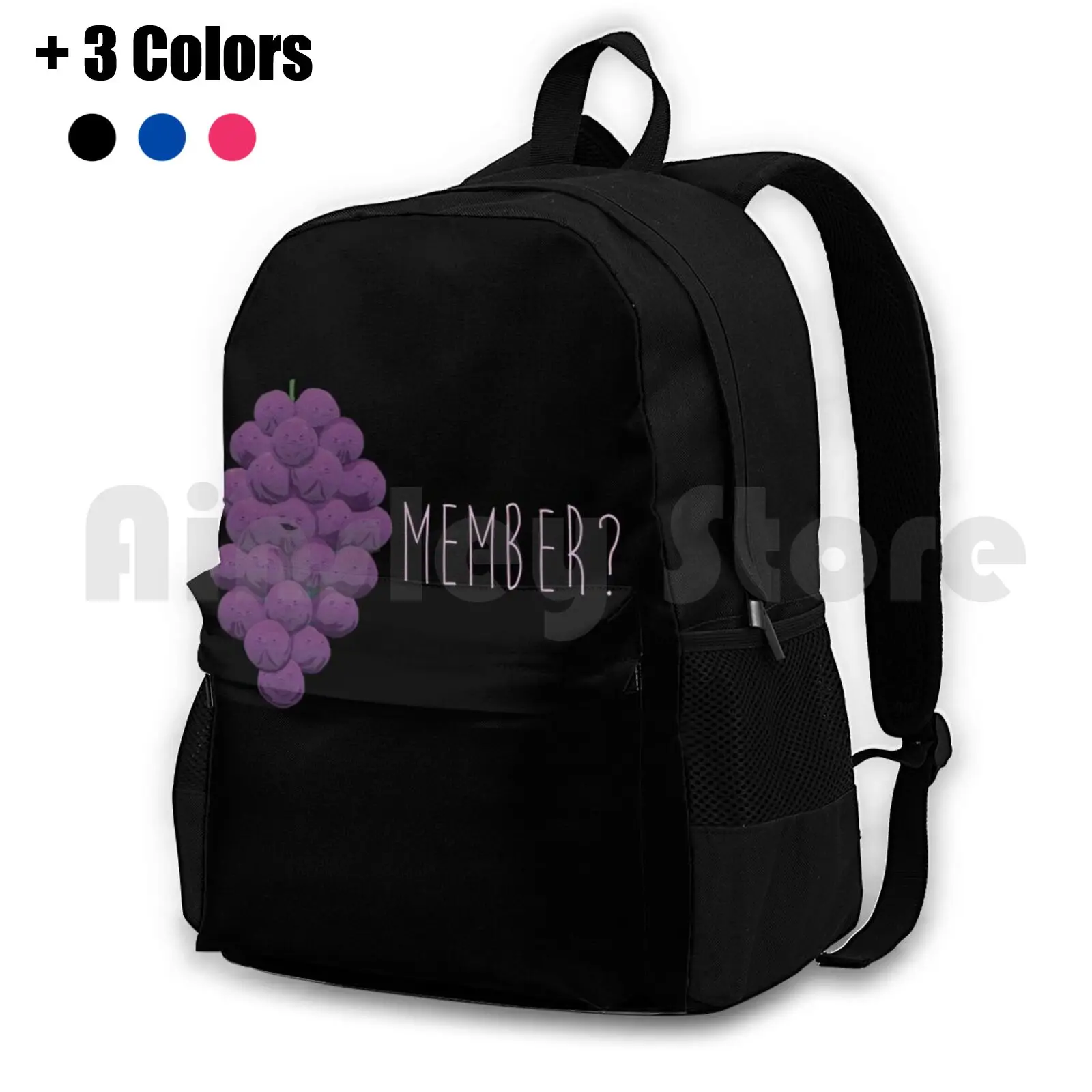 Member Berries : Fanart Print Outdoor Hiking Backpack Waterproof Camping Travel Member Berries Member Berries Fanart Fan