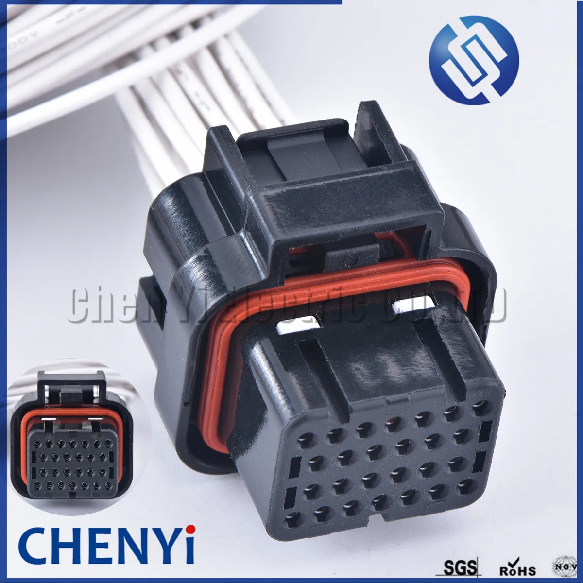 26 Pin/Way ECU Auto Computer Connector Oil Gas Electrical Plug With Cable Wire Pigtail For 3-1437290-7 3-1437290-8