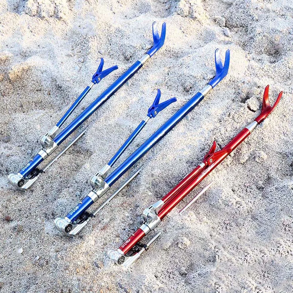 Porta cañas de pesca ajustable en acero inoxidable