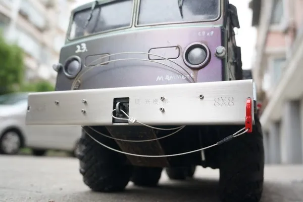 Stainless steel front bumper for CROSS RC BC8 8X8