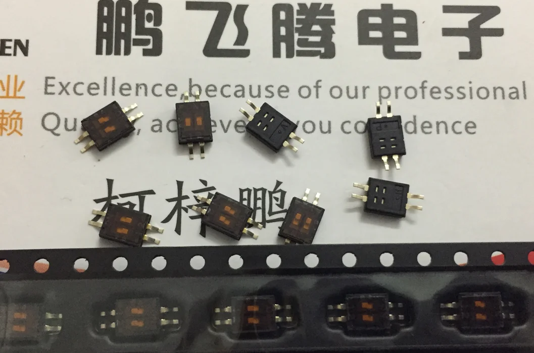 DHNF-02F-T-V-T/R DHNF-02-T-V-T/R DHNF-02  DIP switch 2-bit patch 1.27mm key coding
