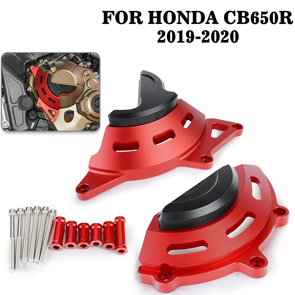 Engine Case Stator Clutch Cover Guards Crash Pad For Honda CB650R CB 650R CB 650 R 2019 2020 2021 Frame Sliders Protector