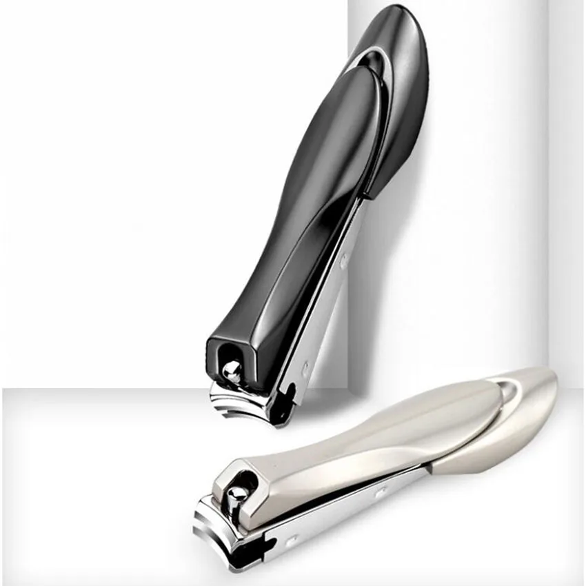 1 قطعة الفولاذ المقاوم للصدأ مسمار قادين القاطع الإبداعية مكافحة سبلاش مقص أظافر مانيكير أدوات باديكير أظافر التشذيب مسمار ذو طيات