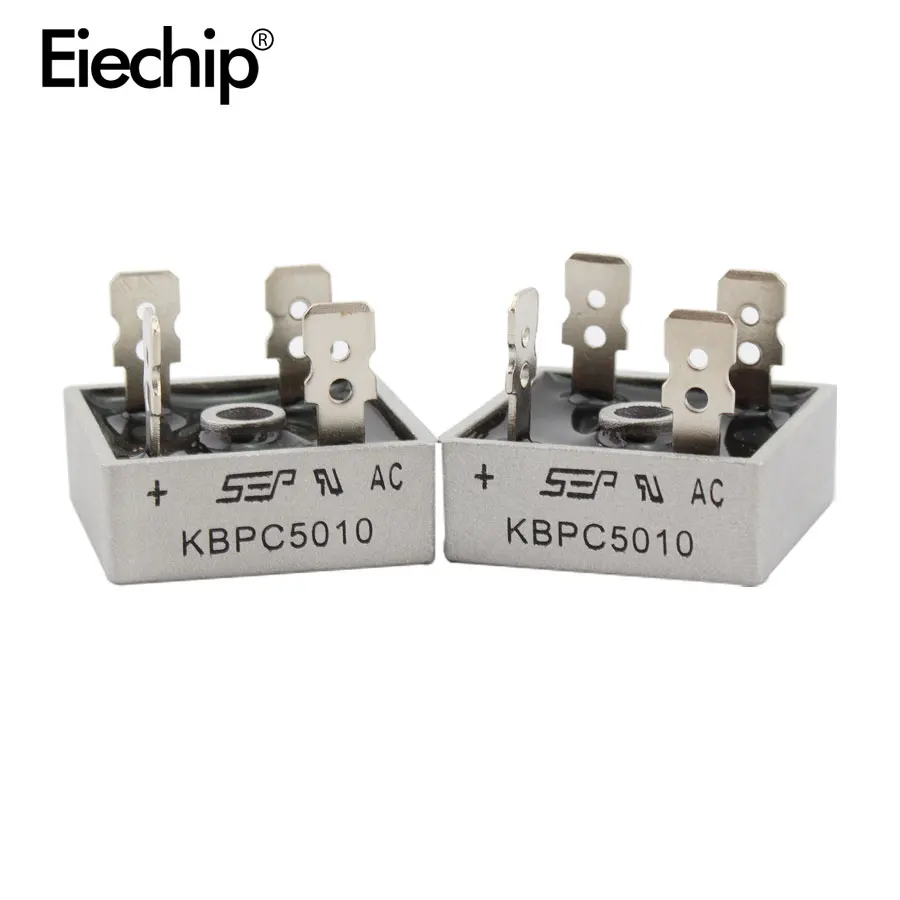 2 pz/lotto KBPC5010 diodi raddrizzatori a ponte a diodi 50A 1000V KBPC 5010 diodo raddrizzatore di potenza componenti elettronici