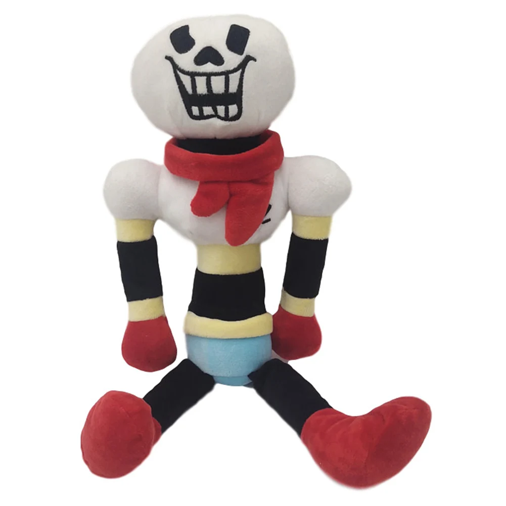 Undertale Sans et Papyrus Cosplay Peluches, Jouets de Dessin Animé, Poupées en Peluche, Mascotte, Anniversaire, Cadeaux de Noël