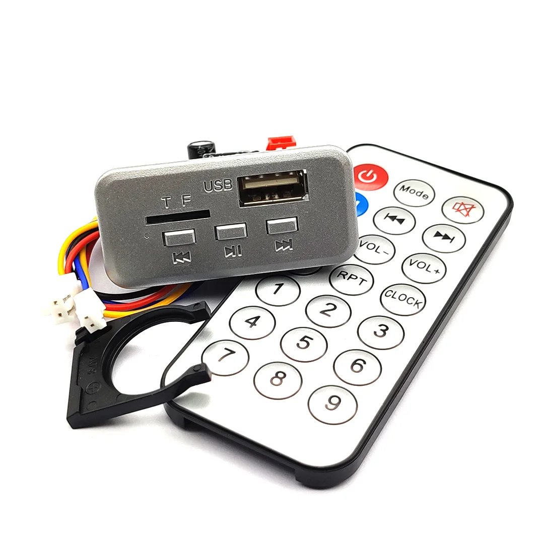 • Mini scheda di decodifica MP3 Bluetooth con amplificatore di potenza TF/U Disk Auto Play Mono 3W amplificatore di potenza 8-36V alimentatore