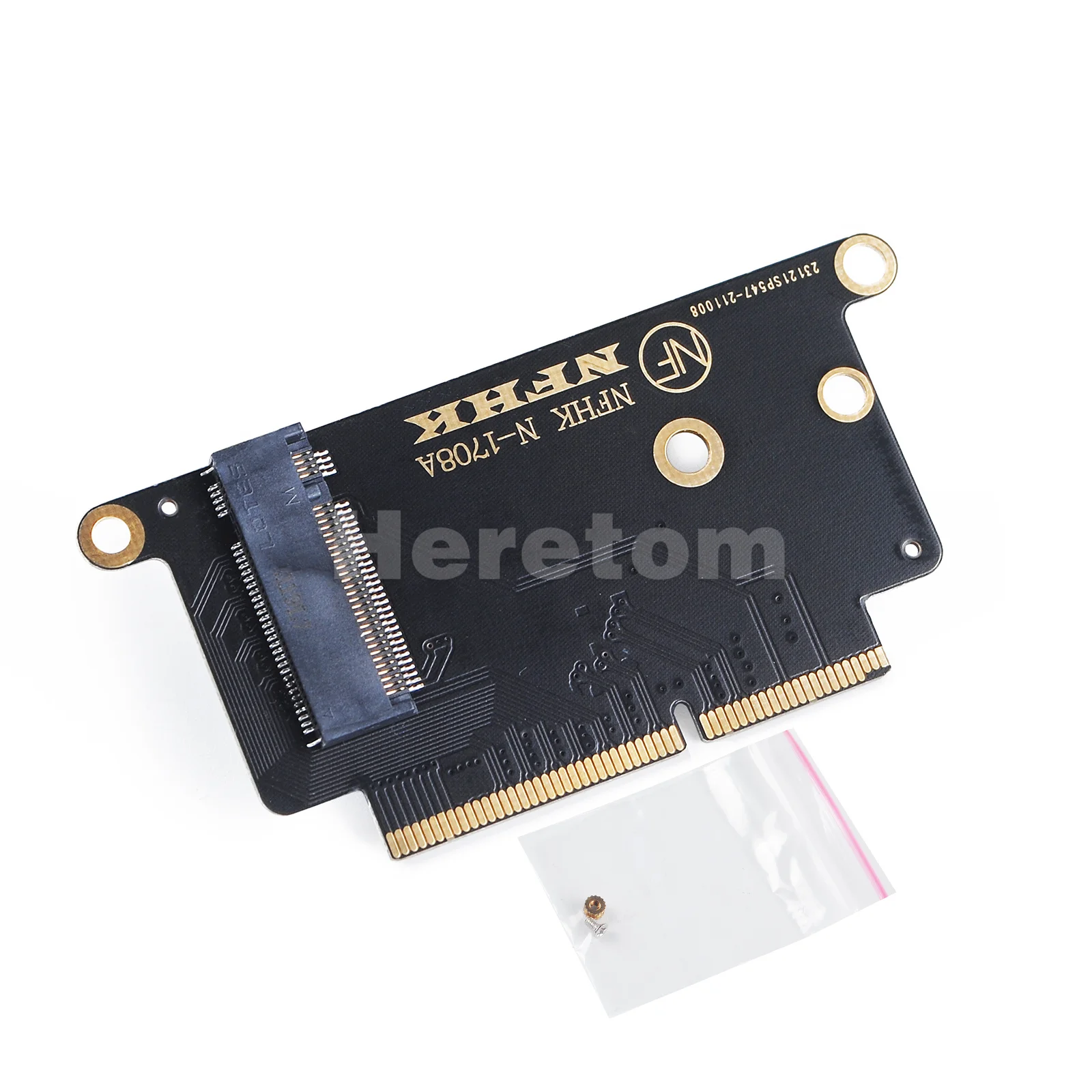 A1708 NVME adattatore per Macbook NVMe PCI Express PCIE a M.2 SSD scheda adattatore N-1708A per Macbook Pro Retina 13 "A1708 2016 2017