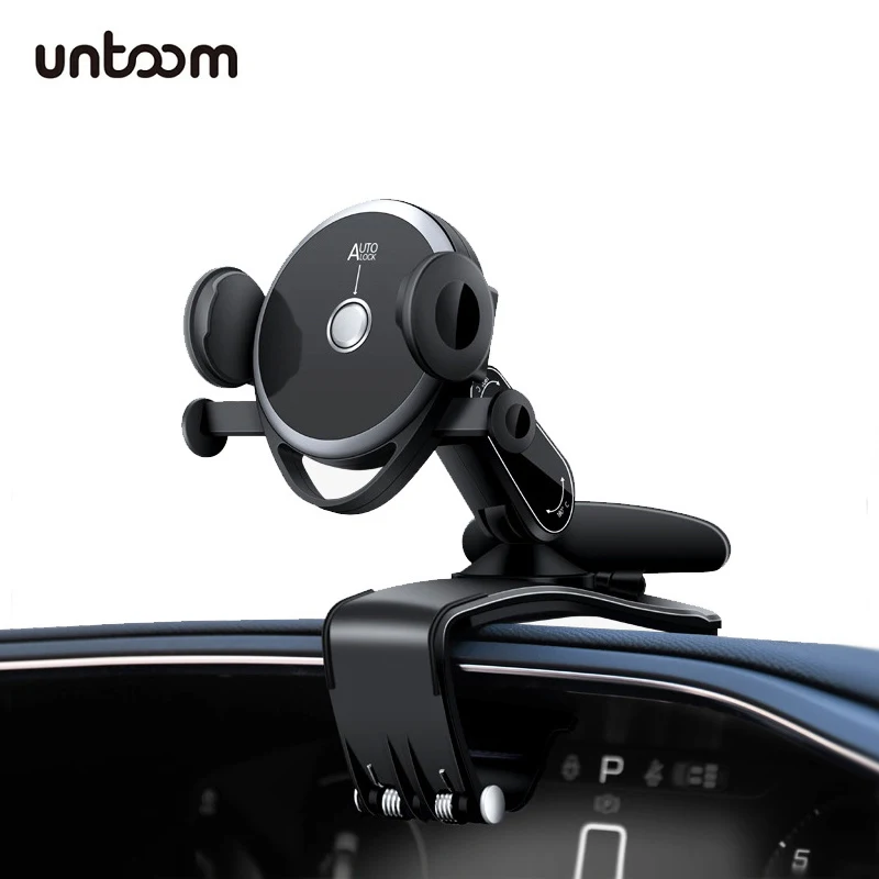 

Car Phone Holder Clips Universal Smartphone GPS Navigation Bracket for Car Dashboard Rear View Mirror With Hidden Parking Card