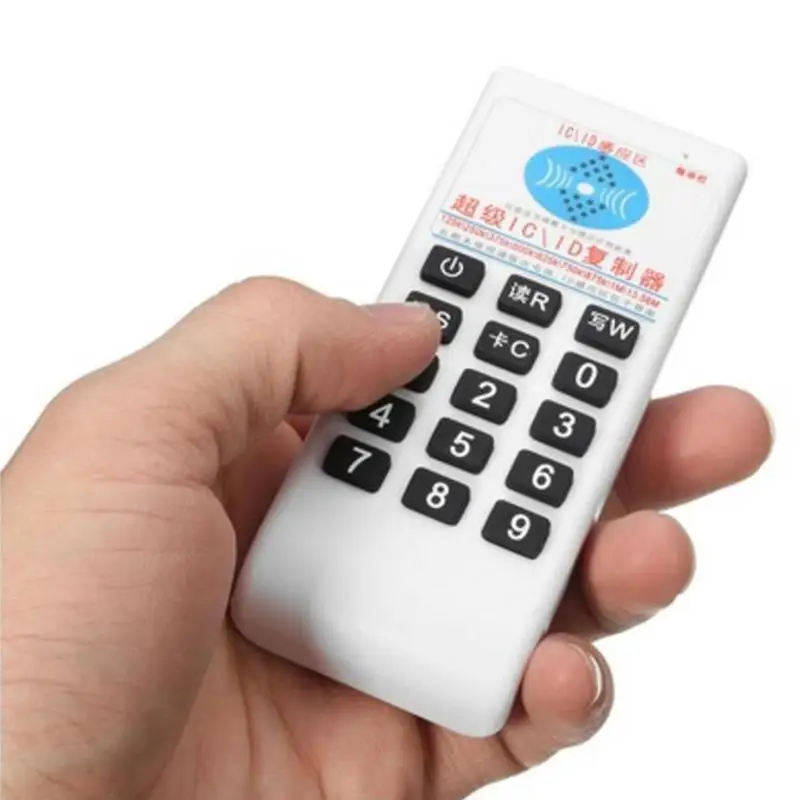 125Khz-13.56MHZ Copier Duplicator Cloner Handheld RFID NFC IC Card Reader Writer + 3pcs 125KHZ Keyfobs +3pcs 13.56MHZ Cards