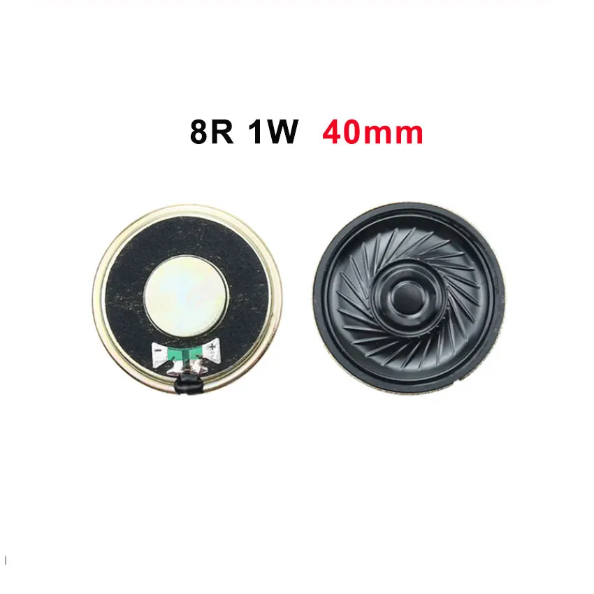 ChengHaoRan 1ชิ้น8R 1W 8 Ohm 1W 30มม.40มม.50มม.57มม.66มม.77มม.กันน้ำเครื่องเสียงลำโพง